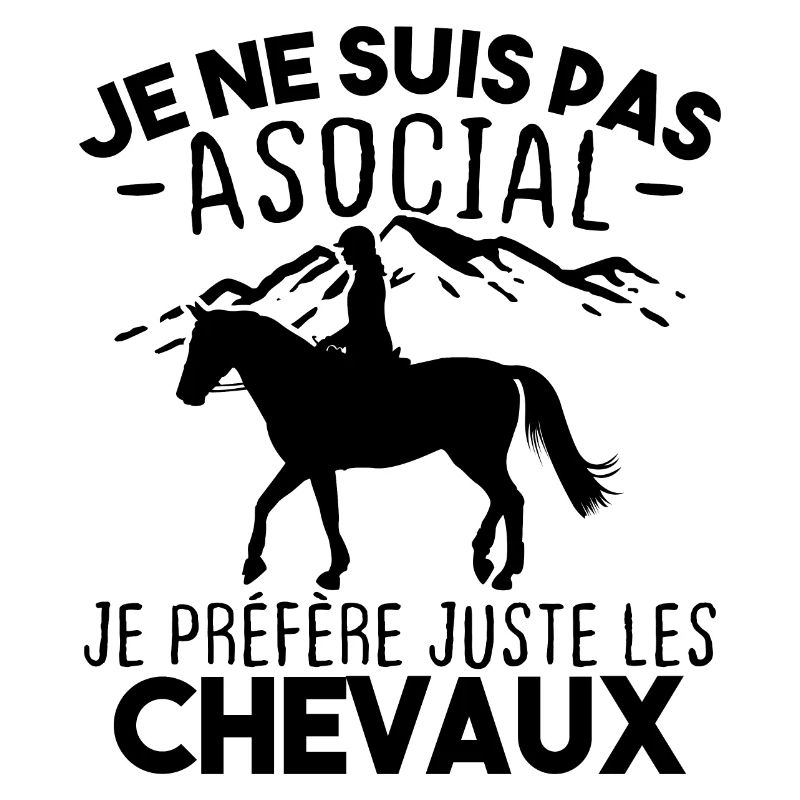 Je préfère juste les chevaux