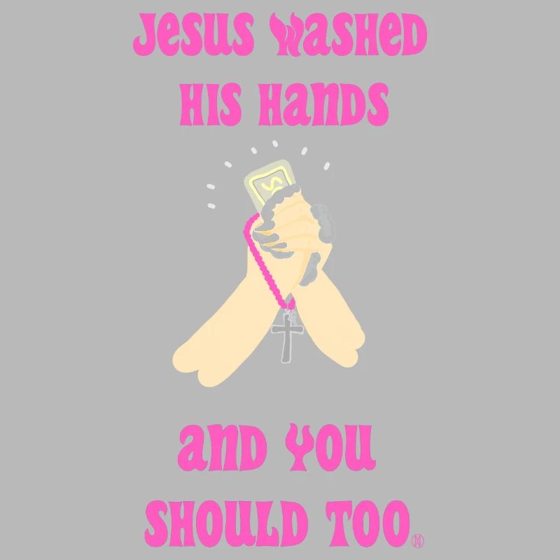 Jésus Lavait Ses Mains version rose