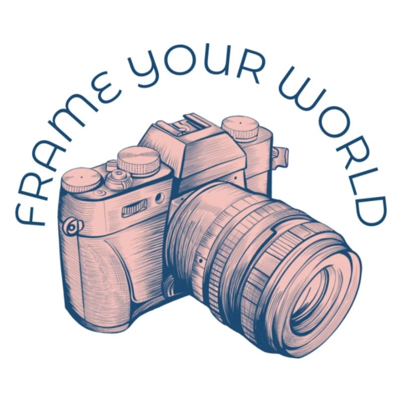 A pink Camera drawing- Logo