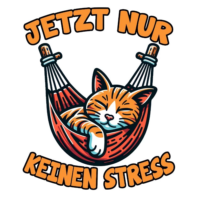 Süße Katze immer mit der Ruhe - Kätzchen schläft