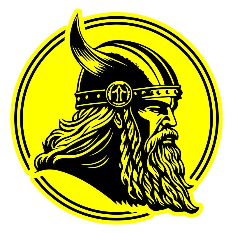 Wikinger Kopf Krieger Viking