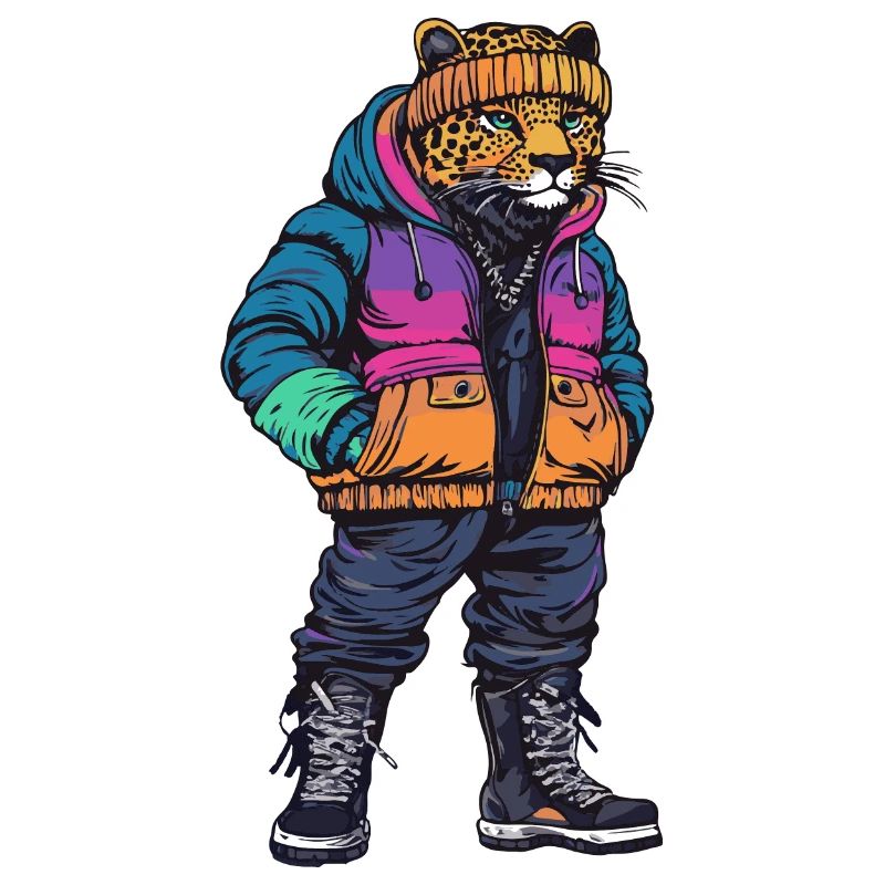 Léopard Mode Hiver