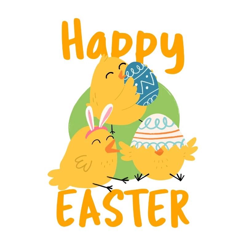 Joyeuses Pâques Happy Easter