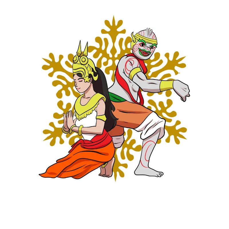 Cambodia Reamker Dance Khmer Apsara I Gift
