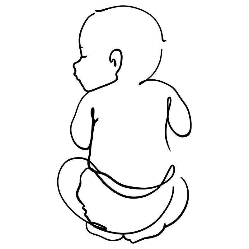 Bébé Lys Dormant Dessin