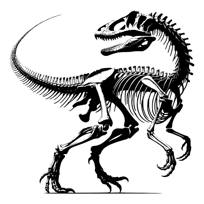 Dinosaur Bone Old, No Skin, No Problem