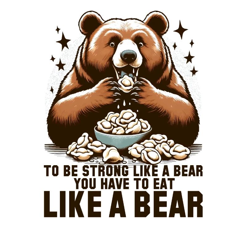 Pelmeni Bär stark Geschenk