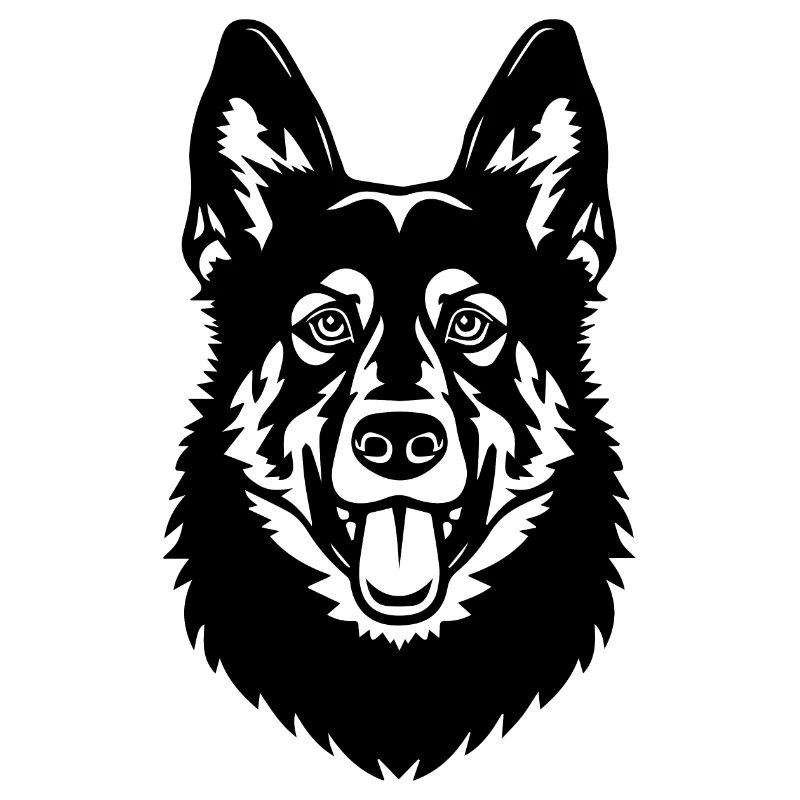 Schäferhund Hund Hundekopf