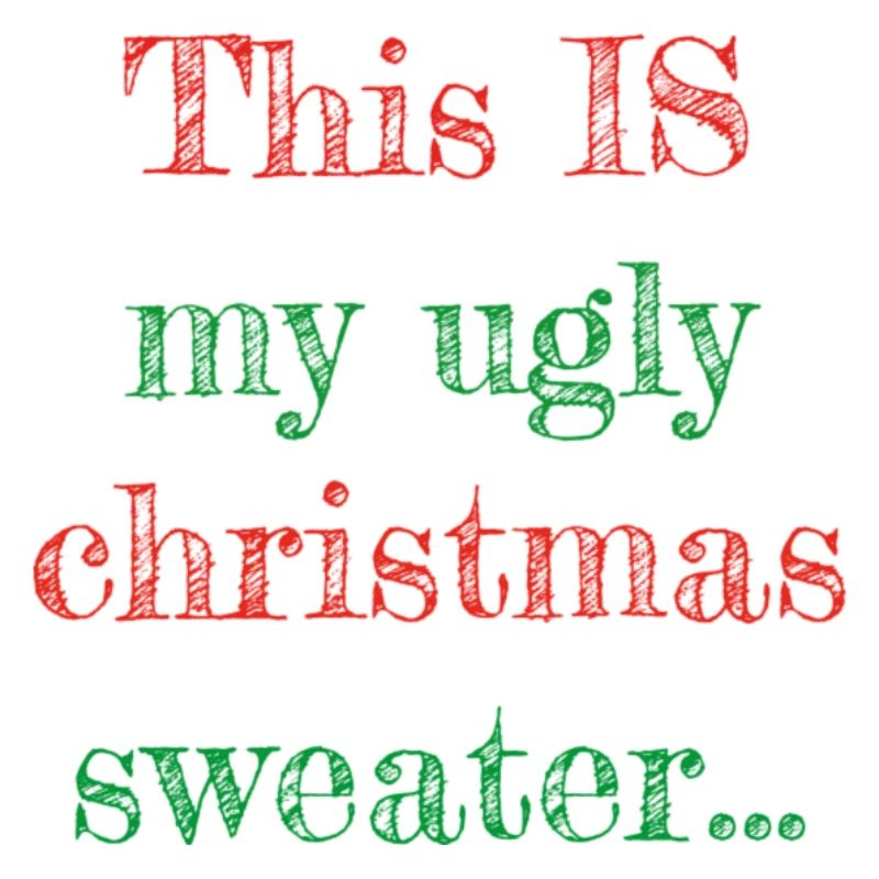 Pull de Noël moche