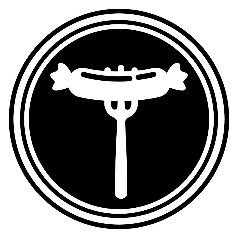 Bratwurst meat icon