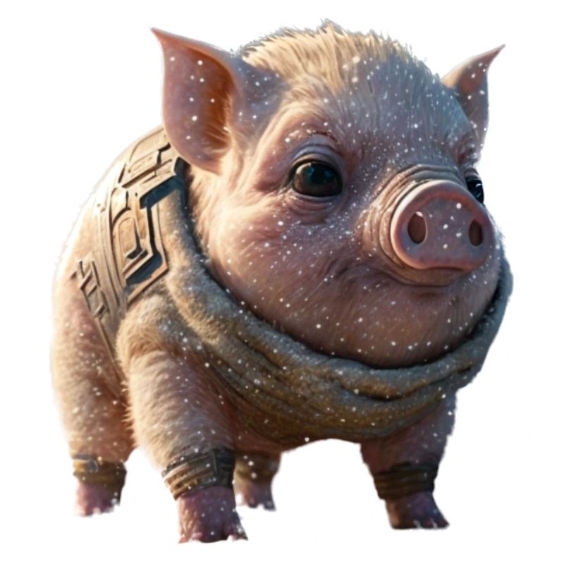 Cochon de l’espace doux