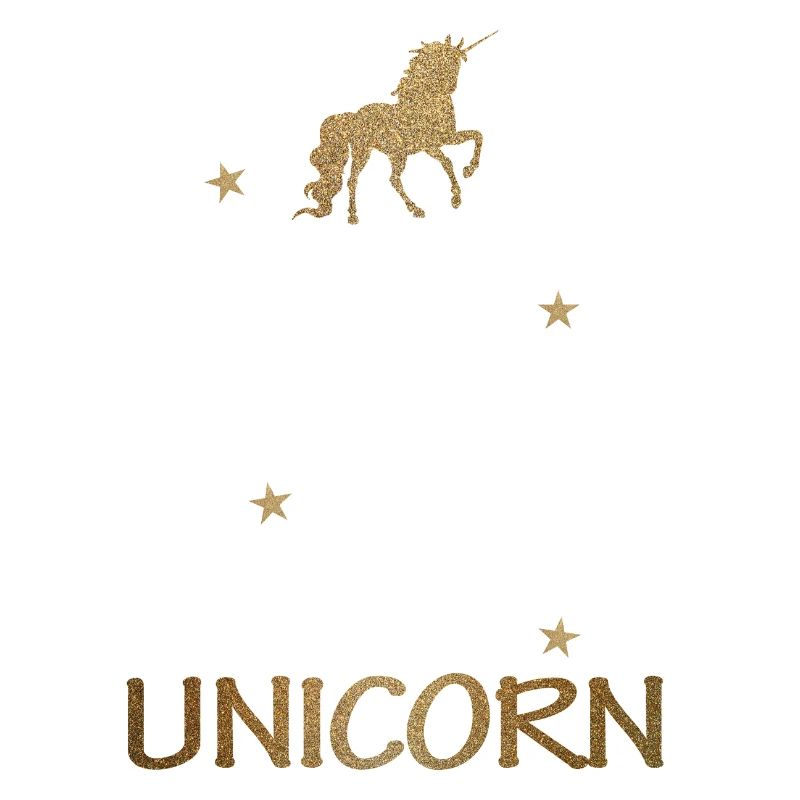 Keep Calm And Be A Unicorn Gold Geschenk