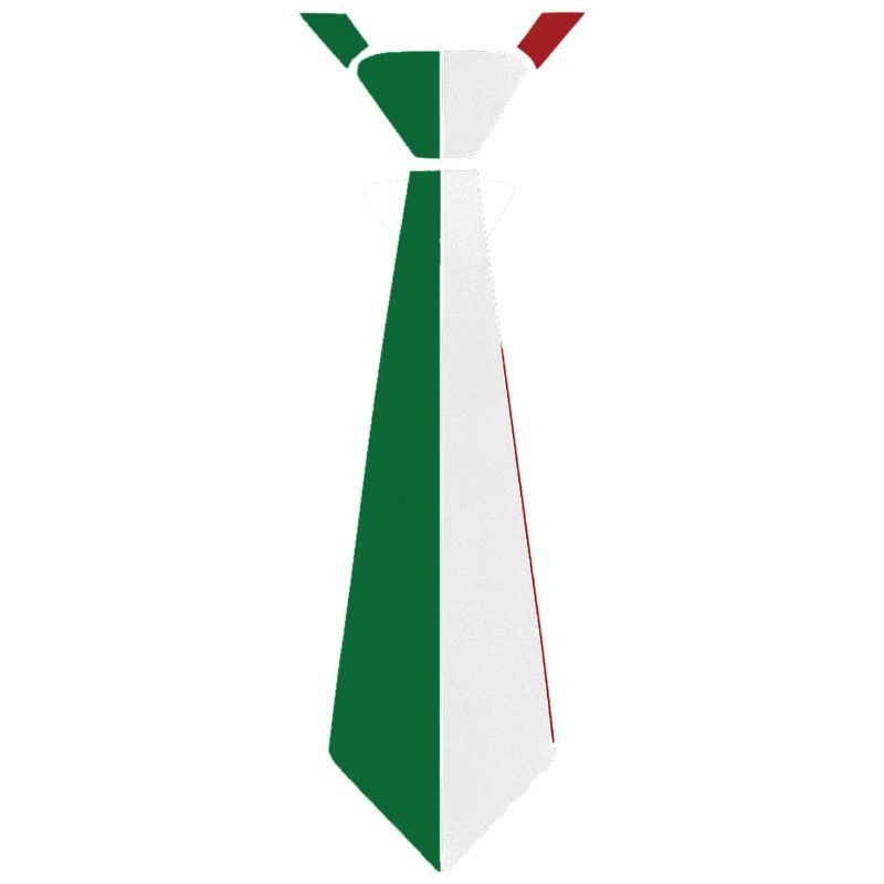 Cravate Italie – Conception du drapeau