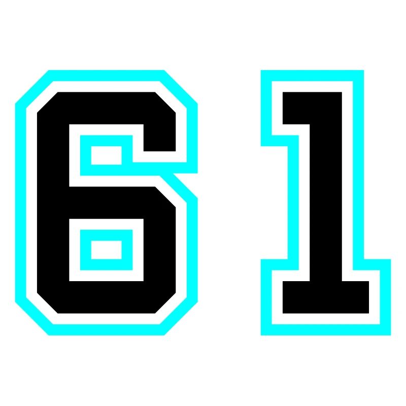 61 Symbole numérique