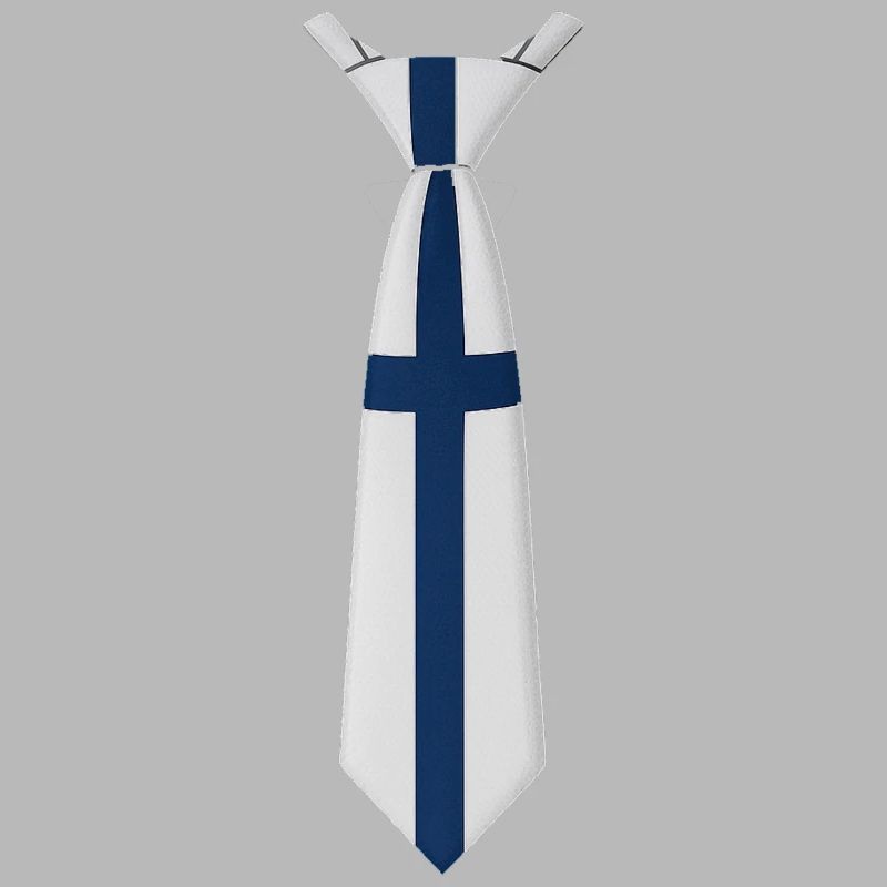 Cravate Finlande – Conception du drapeau