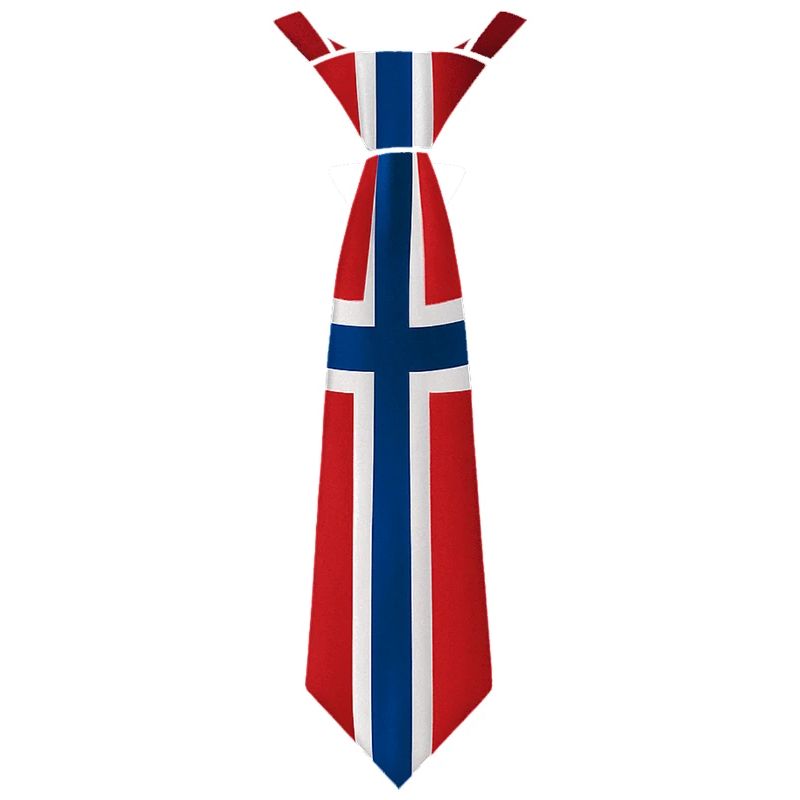 Cravate norvégienne – Conception du drapeau