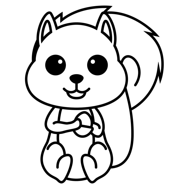 Eichhörnchen Comic Tier