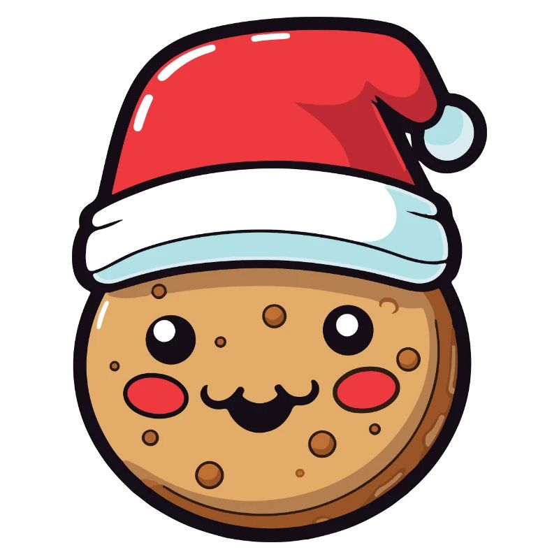 Bande dessinée de Noël biscuit
