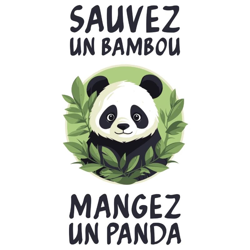 Rette einen Bambus, iss einen Panda.
