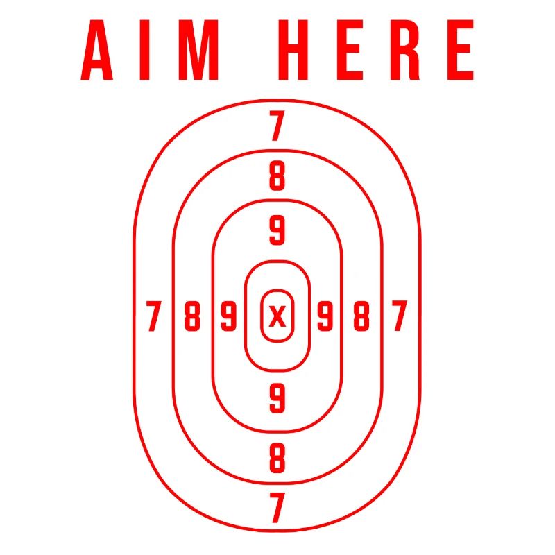 Aim Here - Shooting Range Target
