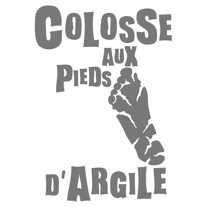 colosse aux pieds argile expression