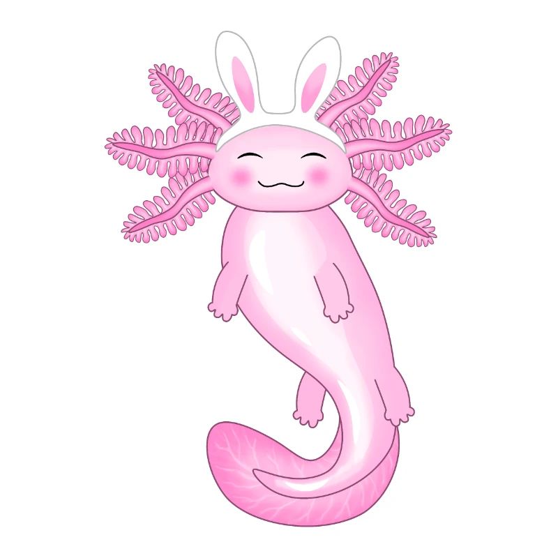 Cute Easter Axolotl