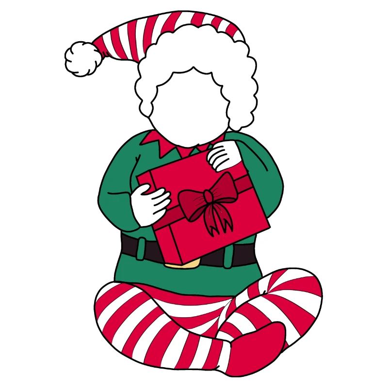 Bébé lutin de Noël