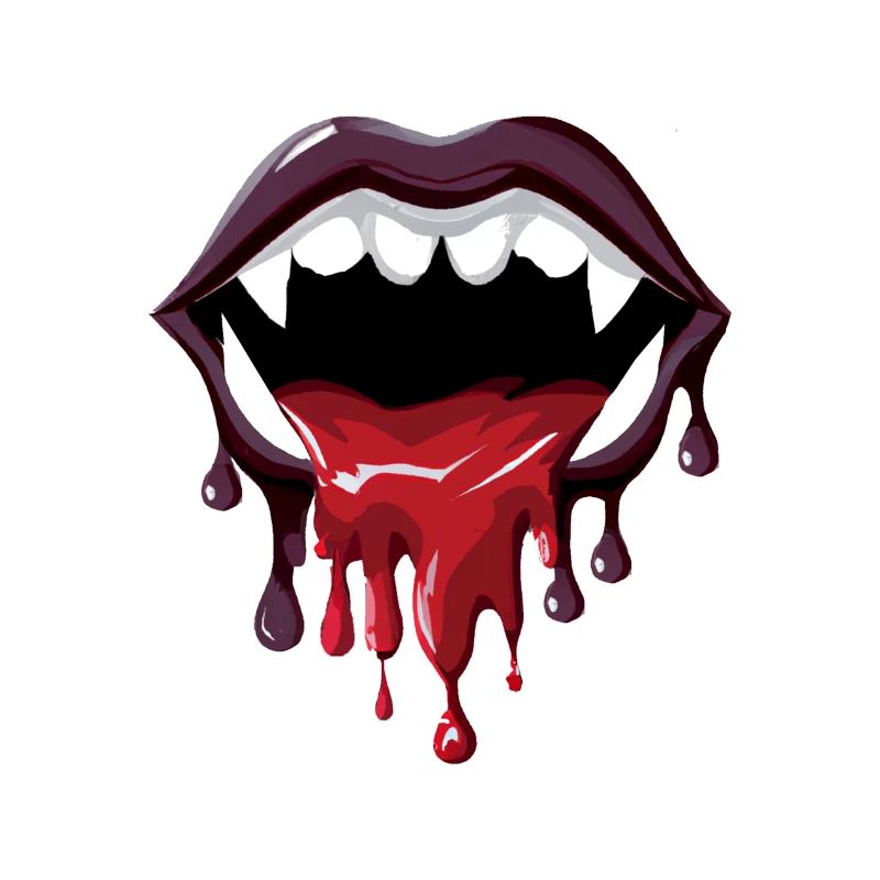 Dripping Vampire lips