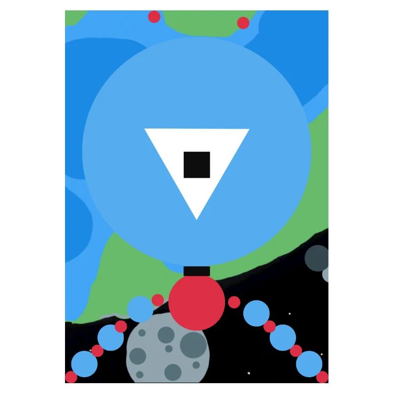 Dans l’espace