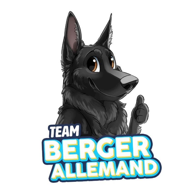 TEAM German Shepherd - Black