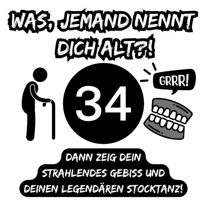 34 and legendary: Teeth out, stick dancing on!