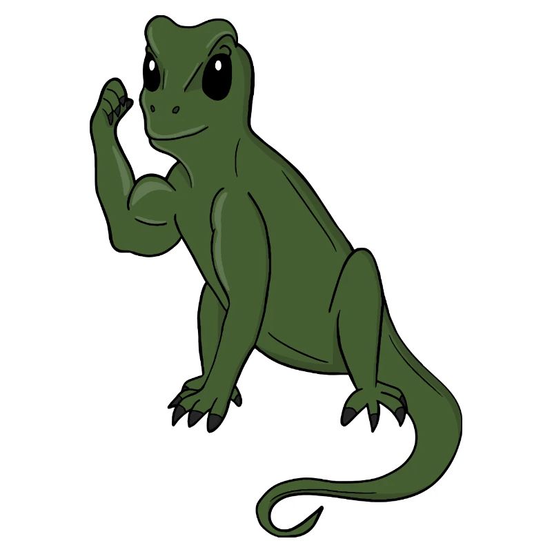Lézard vert Flex
