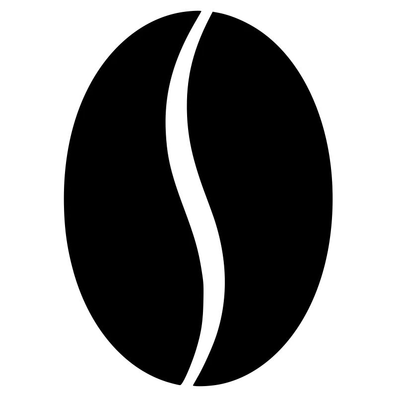 Coffee Bean Bean Silhouette