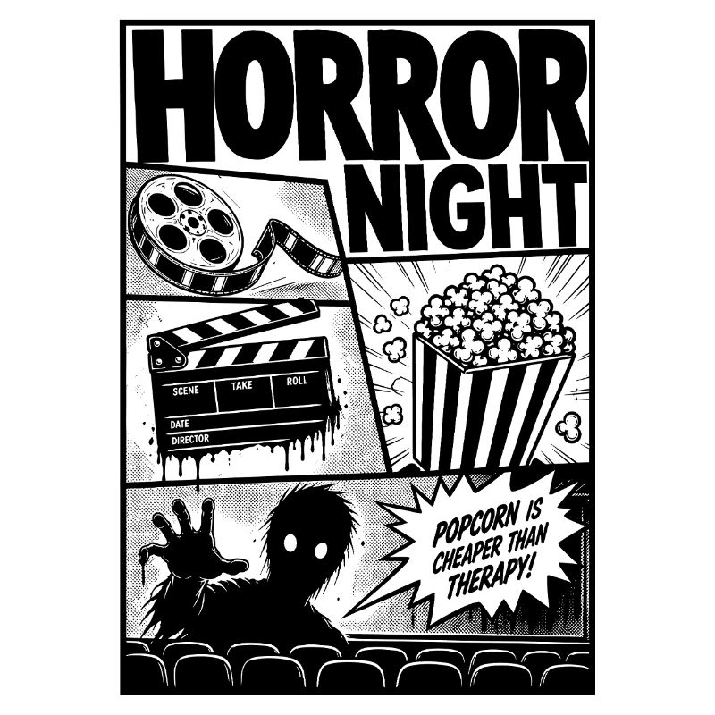 Horror Cinema Zombie Comic