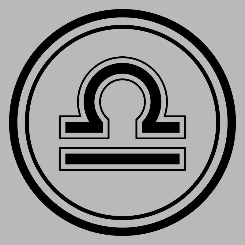Zodiac Sign Libra Symbol Circle Vector