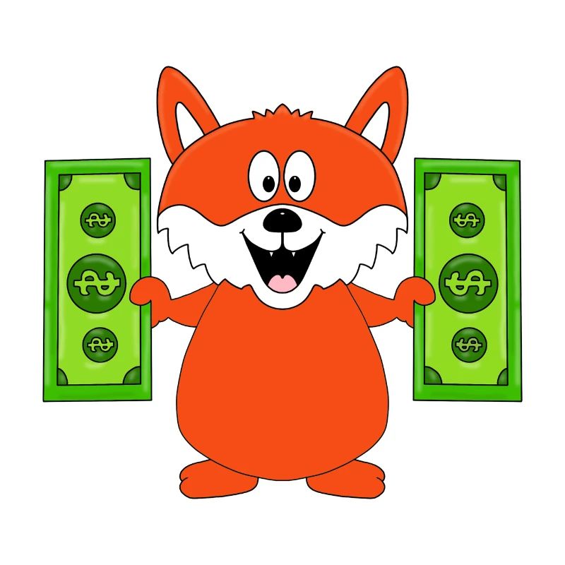 FUCHS - SPARFUCHS - GELD - GELDSCHEINE - TIER