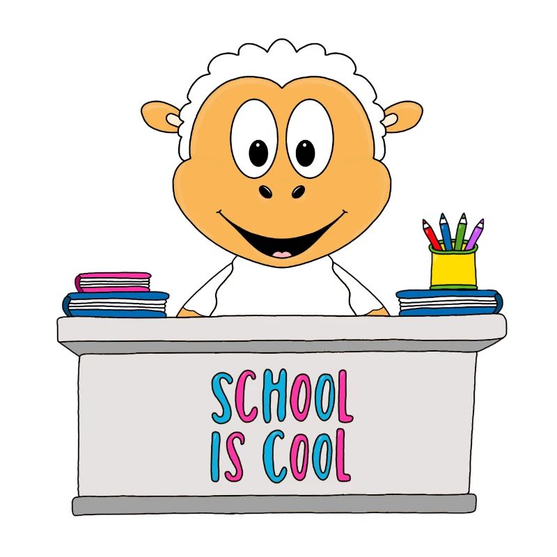 SCHAF - SCHULE - SCHÜLER - LEHRER - TIER