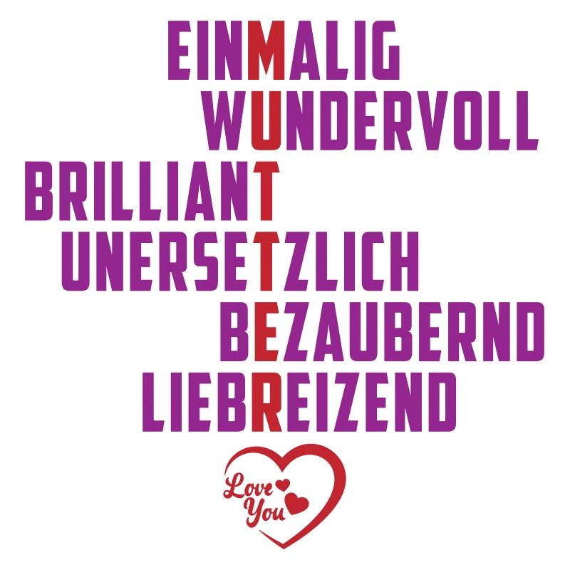 Muttertag Mutter Mama Mom Geschenkidee