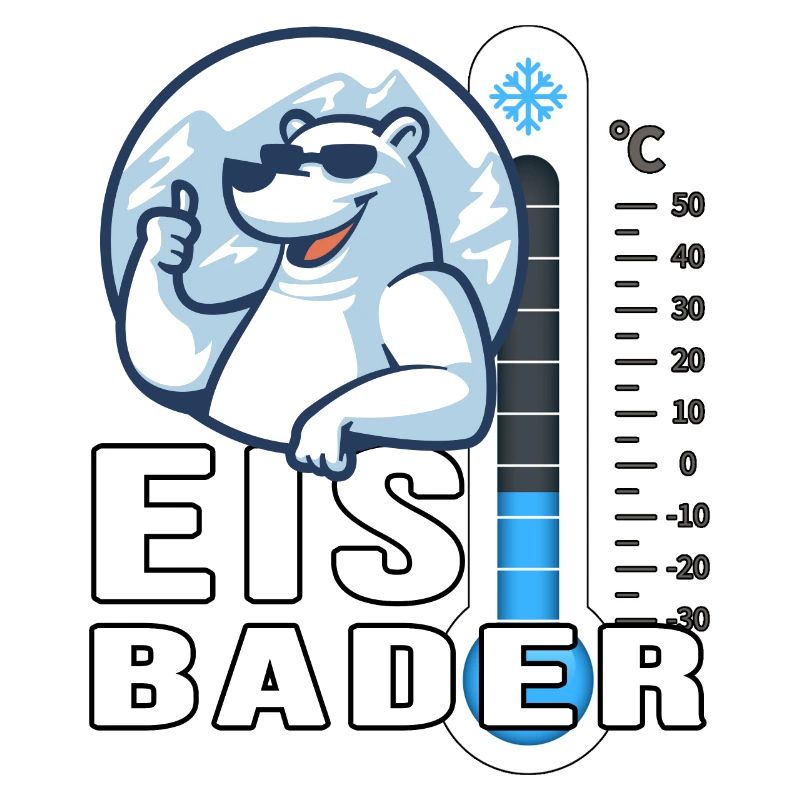 winterbader eisbär ice cool eisbader cold temp