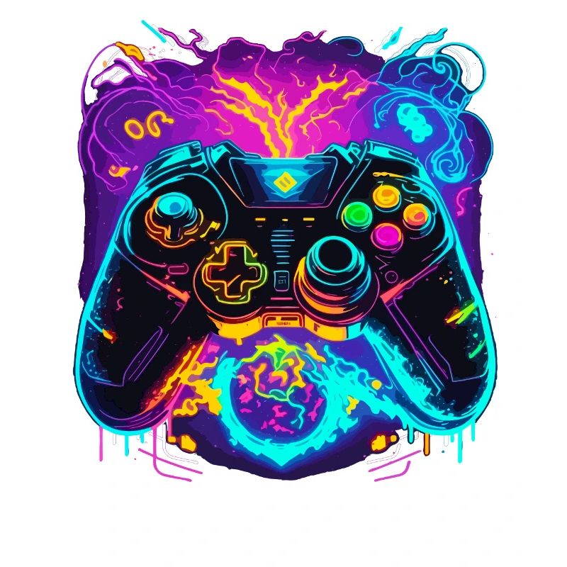 Power Graffiti Gaming Controller