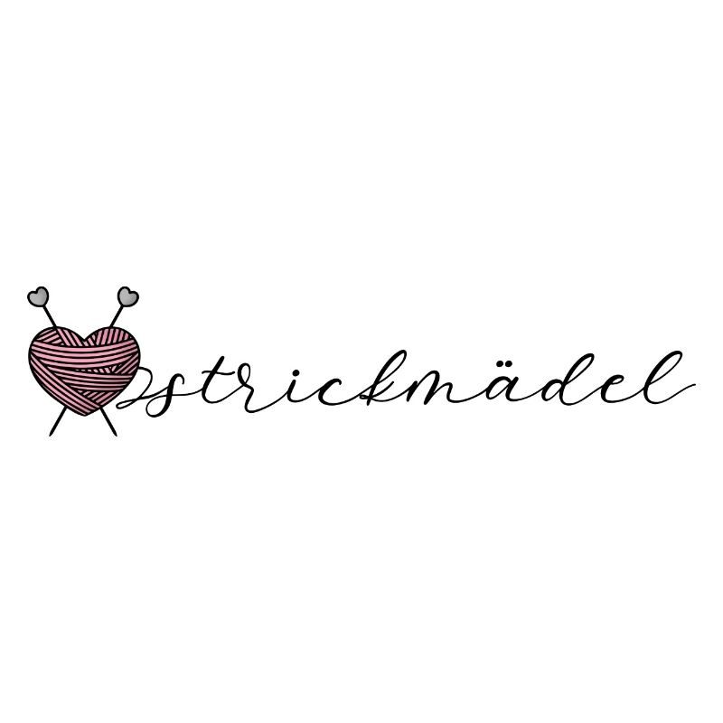 Stricken Frau Mädchen Strickmädel Geschenkidee