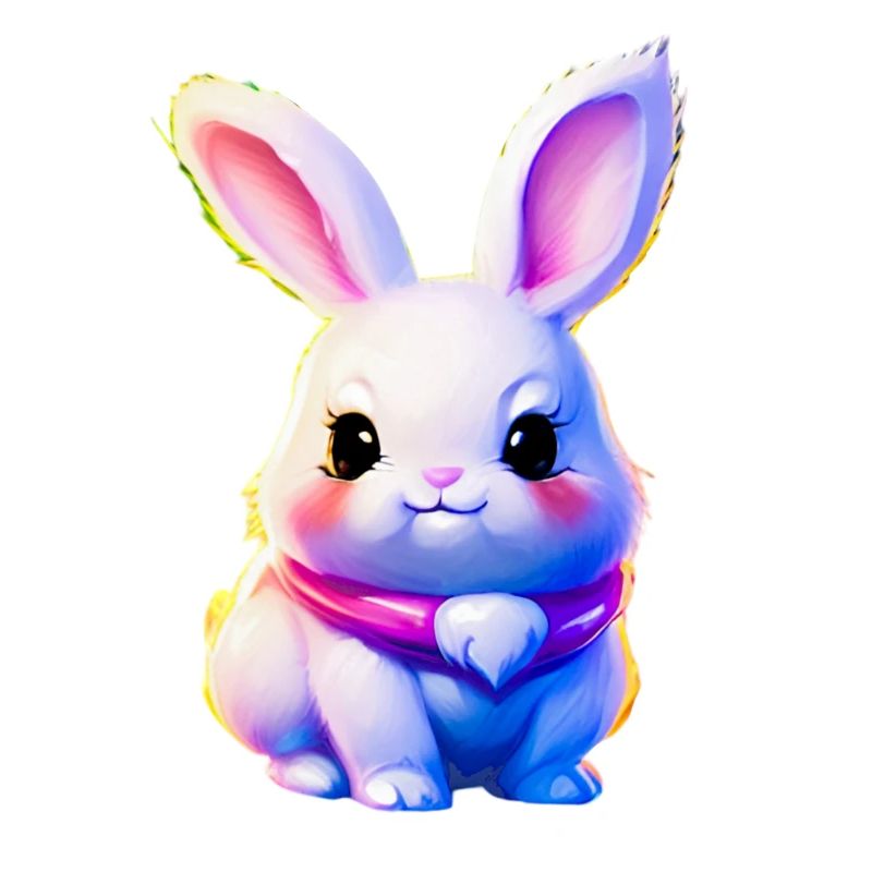 mignon lapin de Pâques - lapin mignon