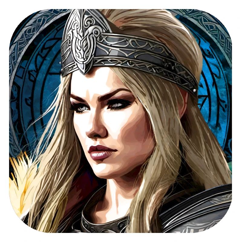 Proud Viking Shieldmaiden Cyborg