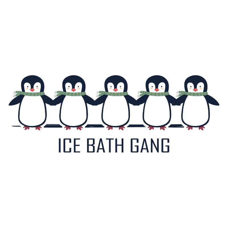 Baths Winter Baths Penguin Bathing