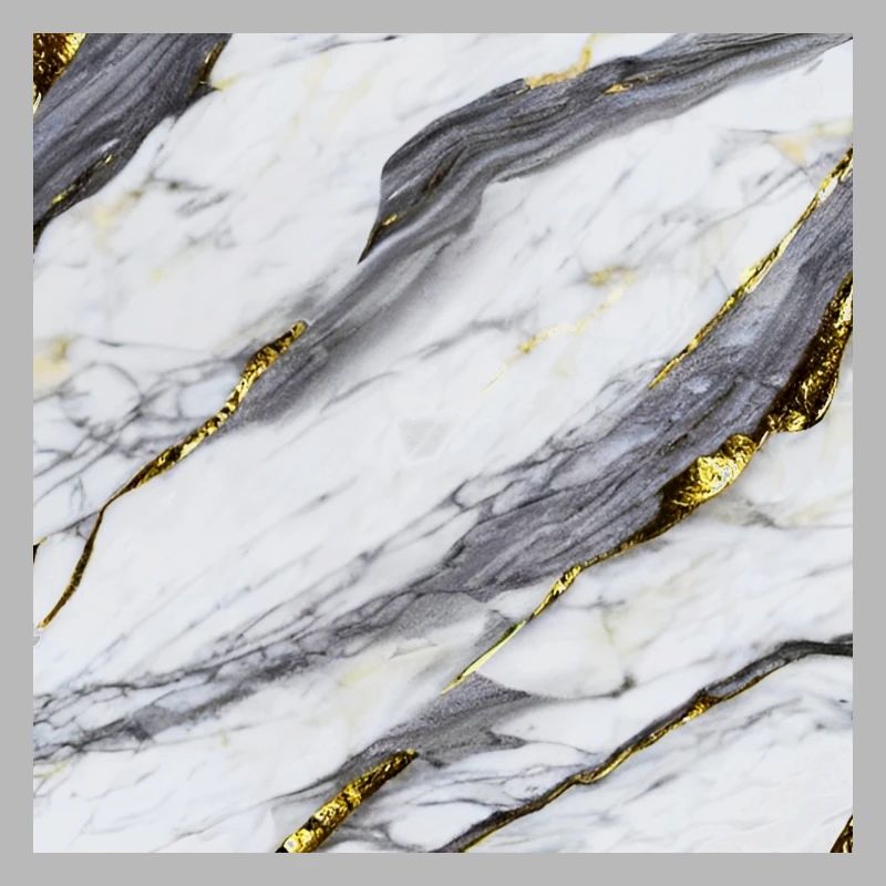 Marble White Gold Structure