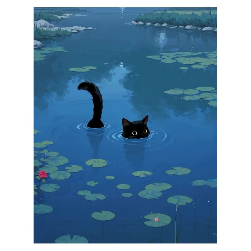 MonCat Nénuphar Impressio Mon Chat le nénuphar