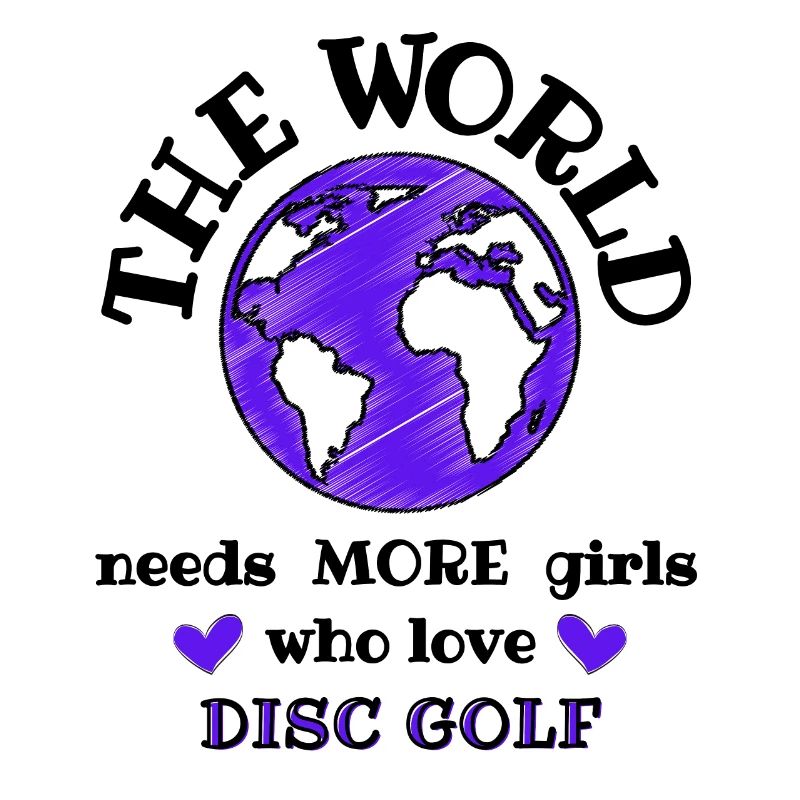 Für das Mädchen oder die Dame, die gerne Discgolf spielt