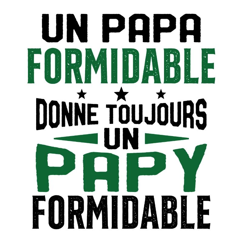 Un papa formidable donne Papy Cadeau formidable