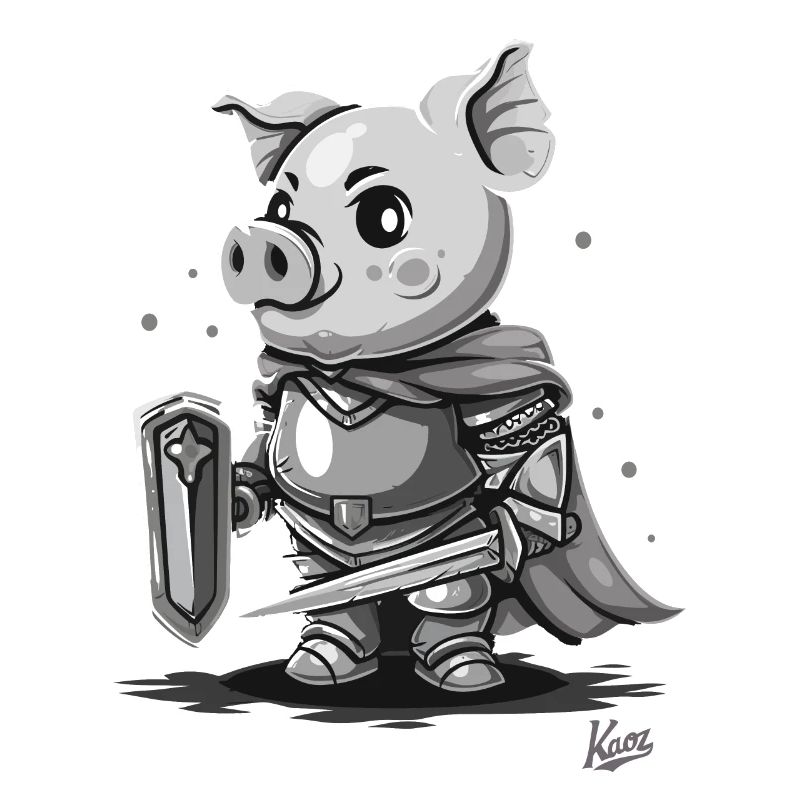Ruhm eines Ritter Schwein