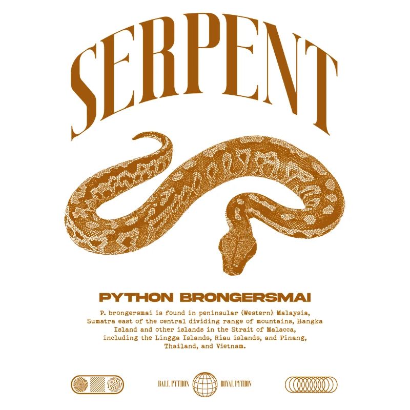 python de sang moderne reptile keeper streetwear